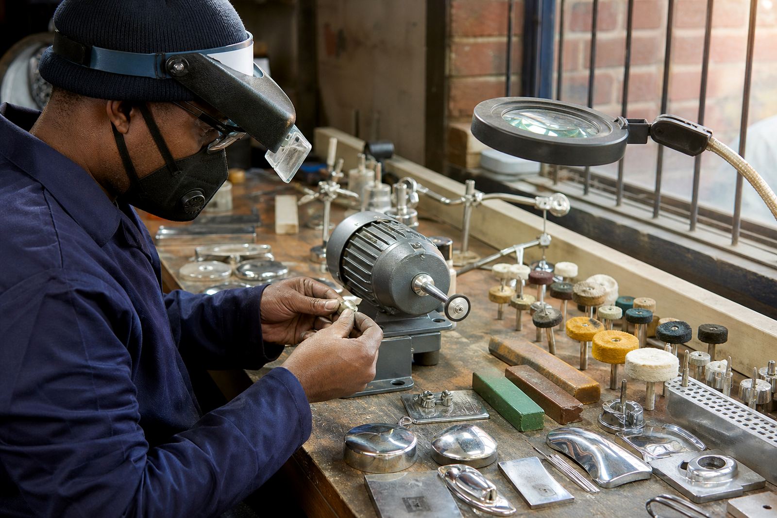 Jewellery Bench Buffing